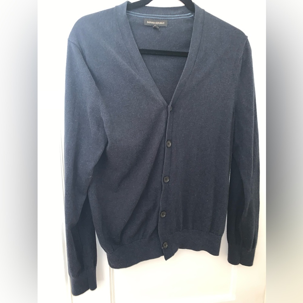 Navy Banana Republic Cardigan Men’s size M